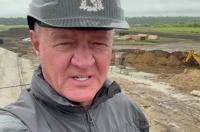 Курский губернатор проверил ход строительства мемориала в Понырях