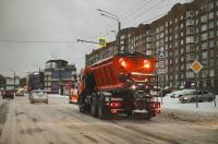 Курск от снега помогает чистить техника СМЭП