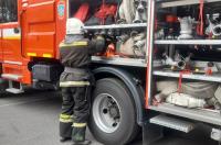 Во Льгове на улице Васильева загорелся жилой дом