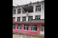 В Глушково в результате обстрелов серьезно повреждена школа