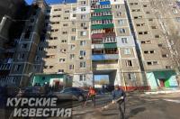 В Курске на Орловской в доме повреждены балконы на 5 верхних этажах в подъезде