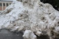 В Курске определили три площадки для складирования снега