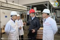 Александр Чепик посетил предприятия Пристенского района