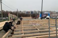 В Курске готовят тюбинговую горку на Полугоре