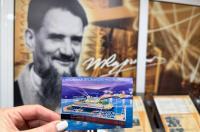 В Курске представили марку с плавучей АЭС, выпущенную к 80‑летию атомной промышленности