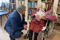 Жительница Железногорска Анна Щекина отметила 102-летие