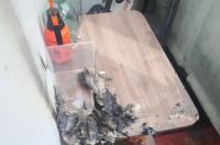 В Курске из-за банки с водой произошёл пожар на балконе многоэтажки на Клыкова