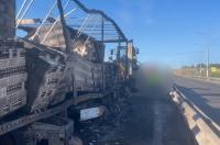 Стали известны новые подробности аварии с горящими грузовиками под Курском